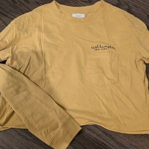League Mustard Long Sleeve Tee